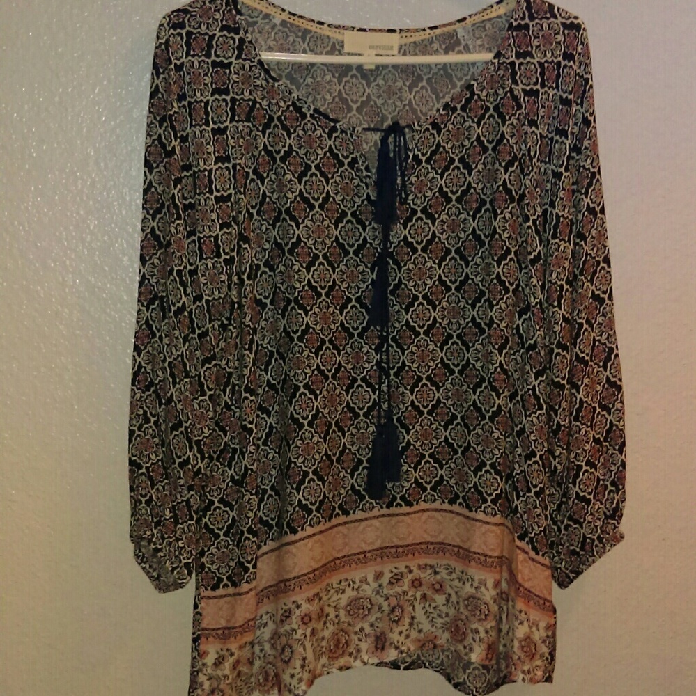 Dept 222 bohemian peasant blouse